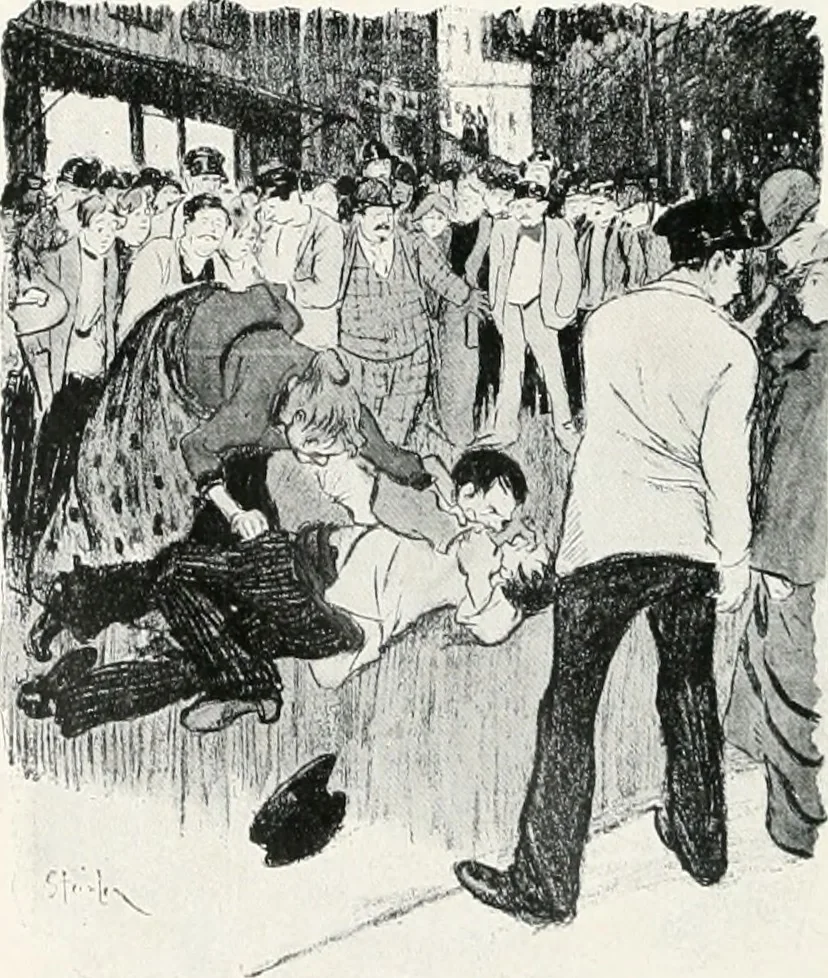 An illustration from Attraverso gli albi e le cartelle : sensazioni d'arte, 1904, leaf 239