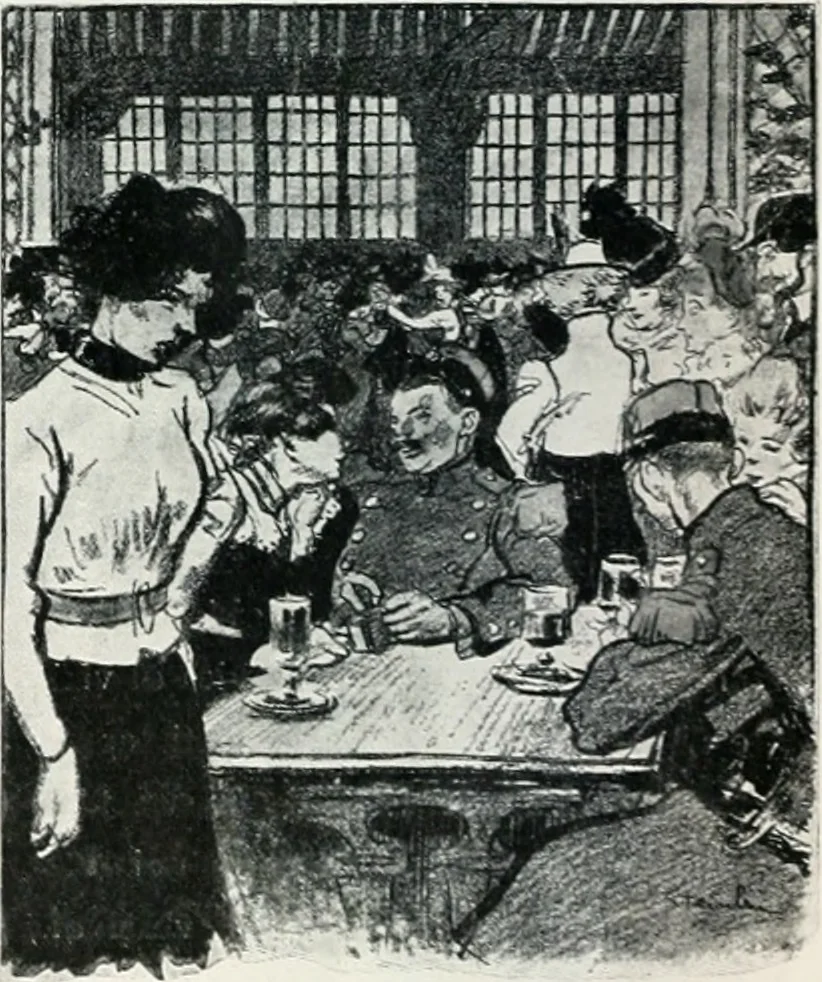 An illustration from Attraverso gli albi e le cartelle : sensazioni d'arte, 1904, leaf 239