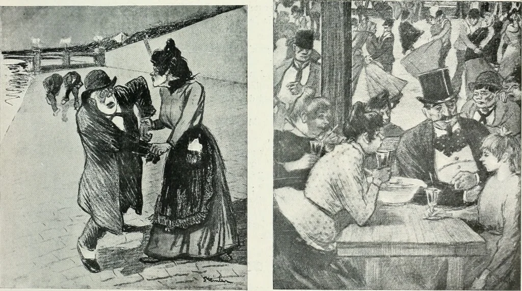 An illustration from Attraverso gli albi e le cartelle : sensazioni d'arte, 1904, leaf 242