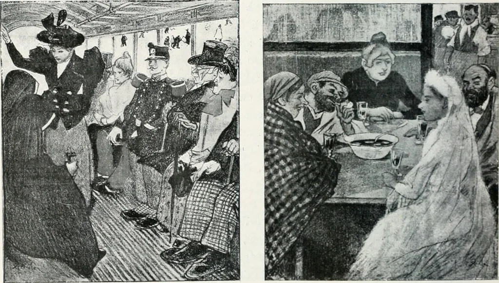 An illustration from Attraverso gli albi e le cartelle : sensazioni d'arte, 1904, leaf 245