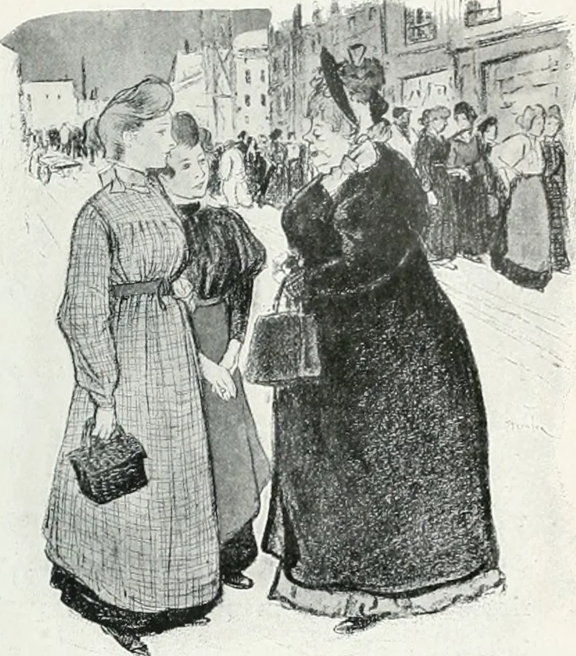 An illustration from Attraverso gli albi e le cartelle : sensazioni d'arte, 1904, leaf 246