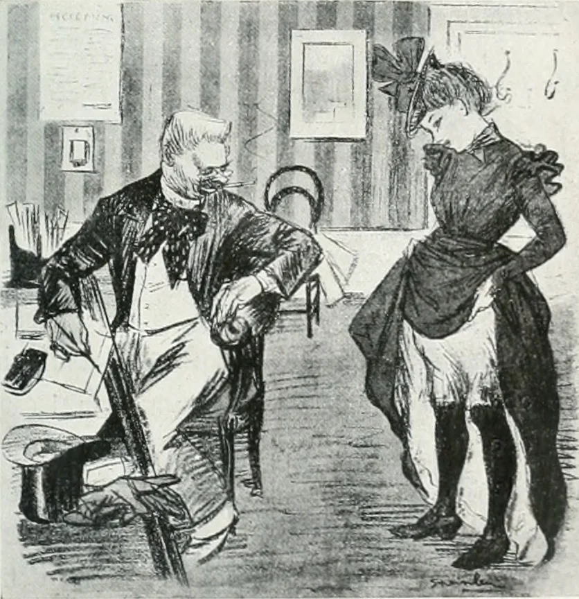 An illustration from Attraverso gli albi e le cartelle : sensazioni d'arte, 1904, leaf 246