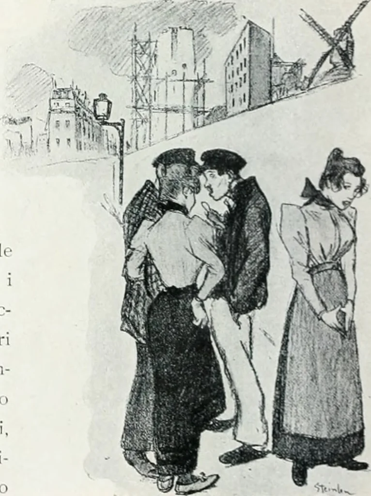An illustration from Attraverso gli albi e le cartelle : sensazioni d'arte, 1904, leaf 247