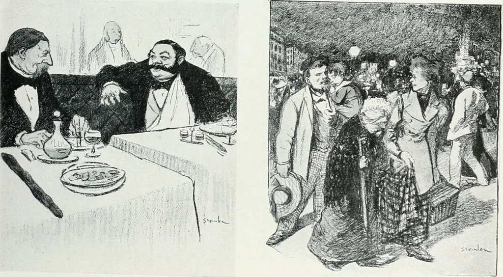 An illustration from Attraverso gli albi e le cartelle : sensazioni d'arte, 1904, leaf 254