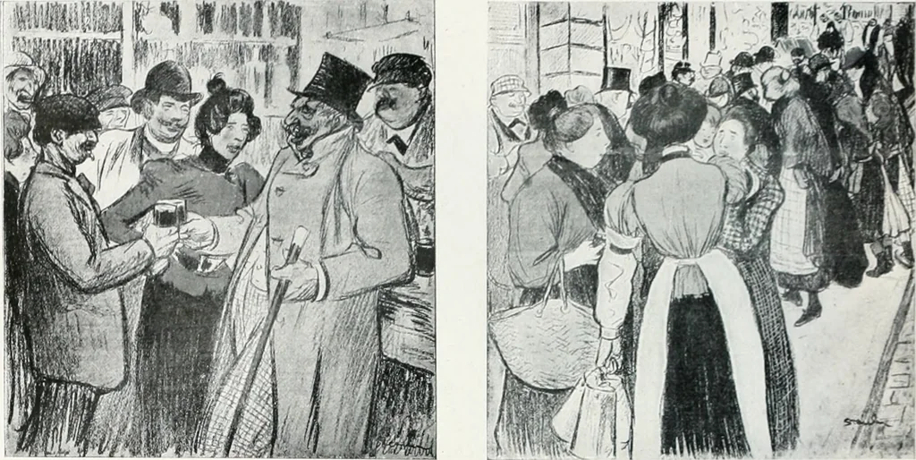 An illustration from Attraverso gli albi e le cartelle : sensazioni d'arte, 1904, leaf 255