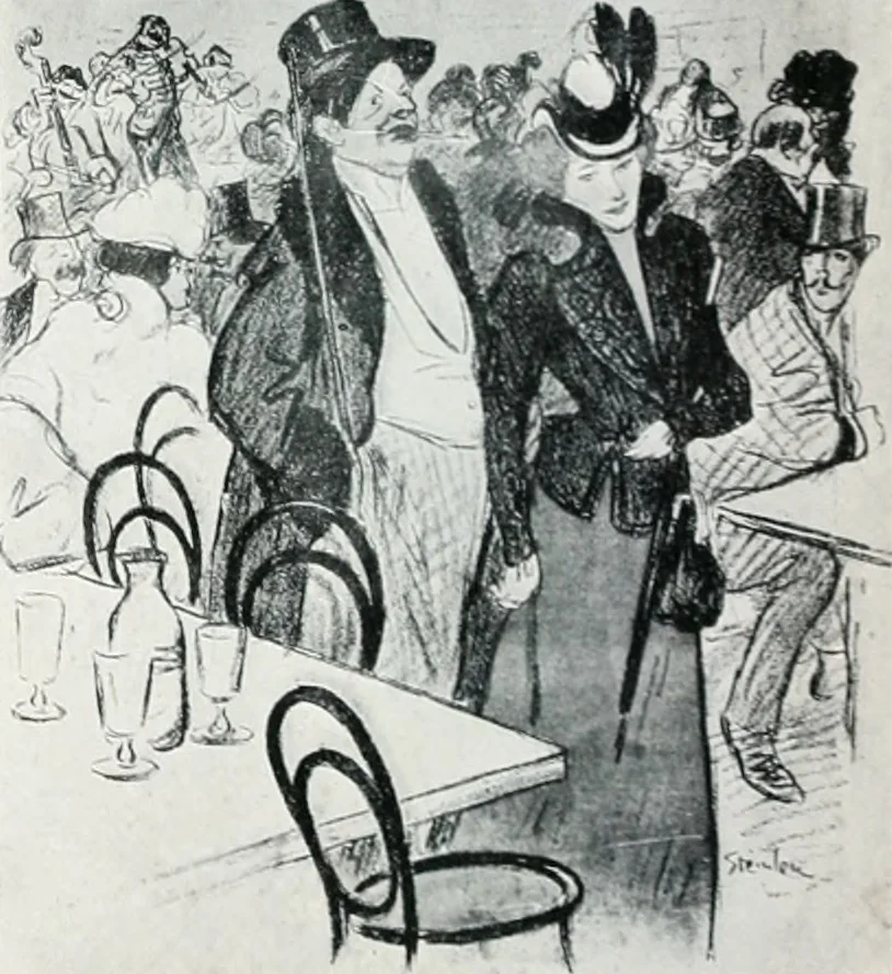 An illustration from Attraverso gli albi e le cartelle : sensazioni d'arte, 1904, leaf 255