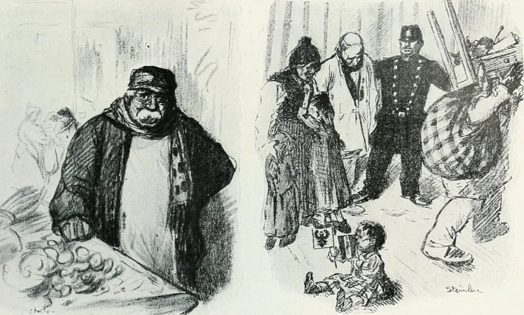 An illustration from Attraverso gli albi e le cartelle : sensazioni d'arte, 1904, leaf 256