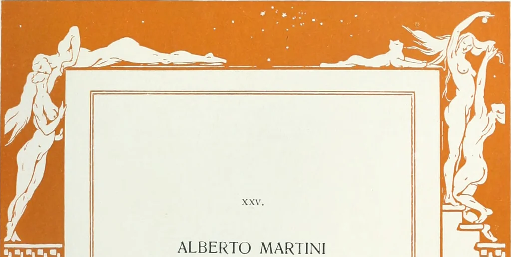 An illustration from Attraverso gli albi e le cartelle : sensazioni d'arte, 1904, leaf 260