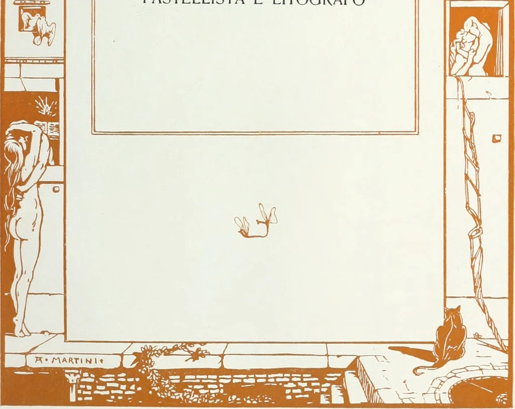 An illustration from Attraverso gli albi e le cartelle : sensazioni d'arte, 1904, leaf 260