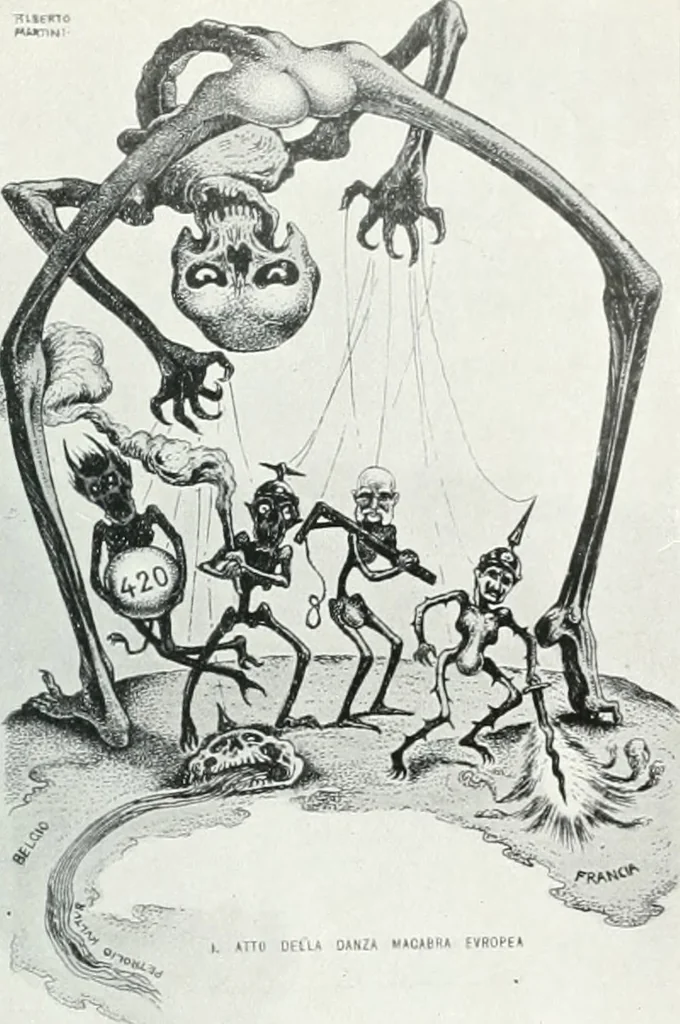 An illustration from Attraverso gli albi e le cartelle : sensazioni d'arte, 1904, leaf 262