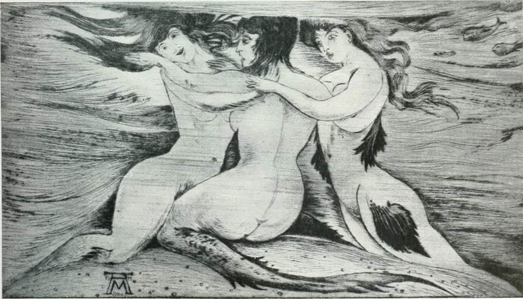 An illustration from Attraverso gli albi e le cartelle : sensazioni d'arte, 1904, leaf 262
