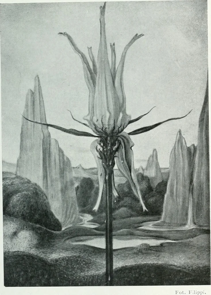An illustration from Attraverso gli albi e le cartelle : sensazioni d'arte, 1904, leaf 264