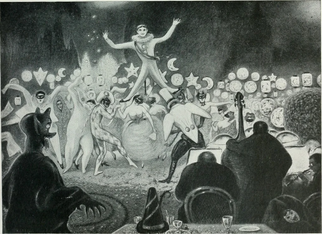 An illustration from Attraverso gli albi e le cartelle : sensazioni d'arte, 1904, leaf 268