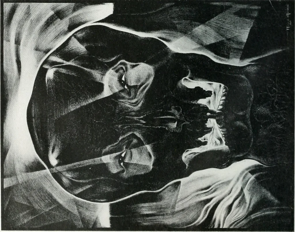 An illustration from Attraverso gli albi e le cartelle : sensazioni d'arte, 1904, leaf 279