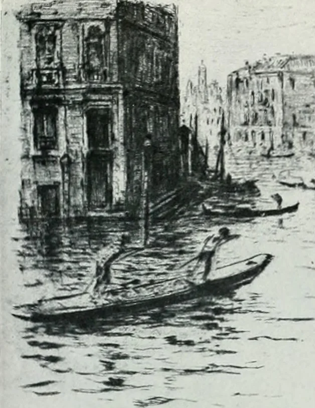An illustration from Attraverso gli albi e le cartelle : sensazioni d'arte, 1904, leaf 28