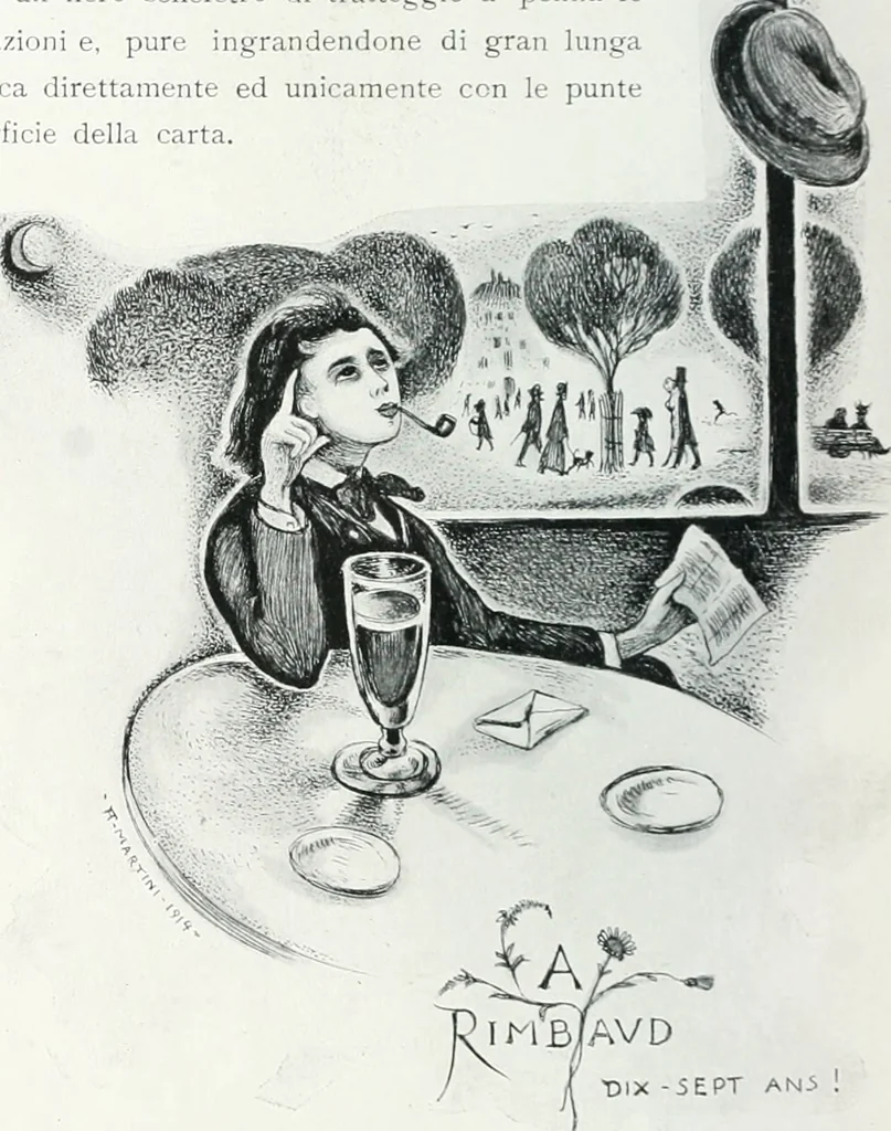 An illustration from Attraverso gli albi e le cartelle : sensazioni d'arte, 1904, leaf 289