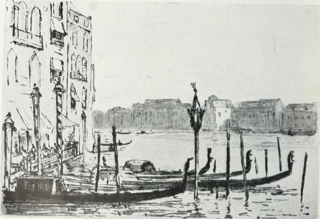 An illustration from Attraverso gli albi e le cartelle : sensazioni d'arte, 1904, leaf 29
