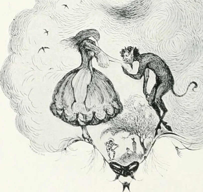 An illustration from Attraverso gli albi e le cartelle : sensazioni d'arte, 1904, leaf 295