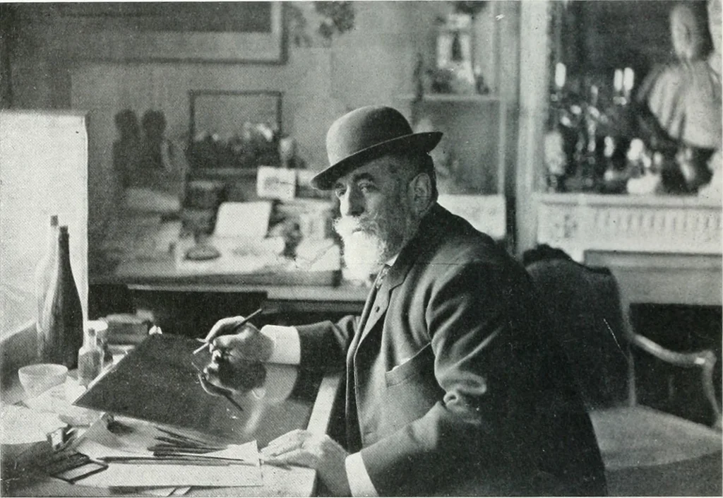 An illustration from Attraverso gli albi e le cartelle : sensazioni d'arte, 1904, leaf 299