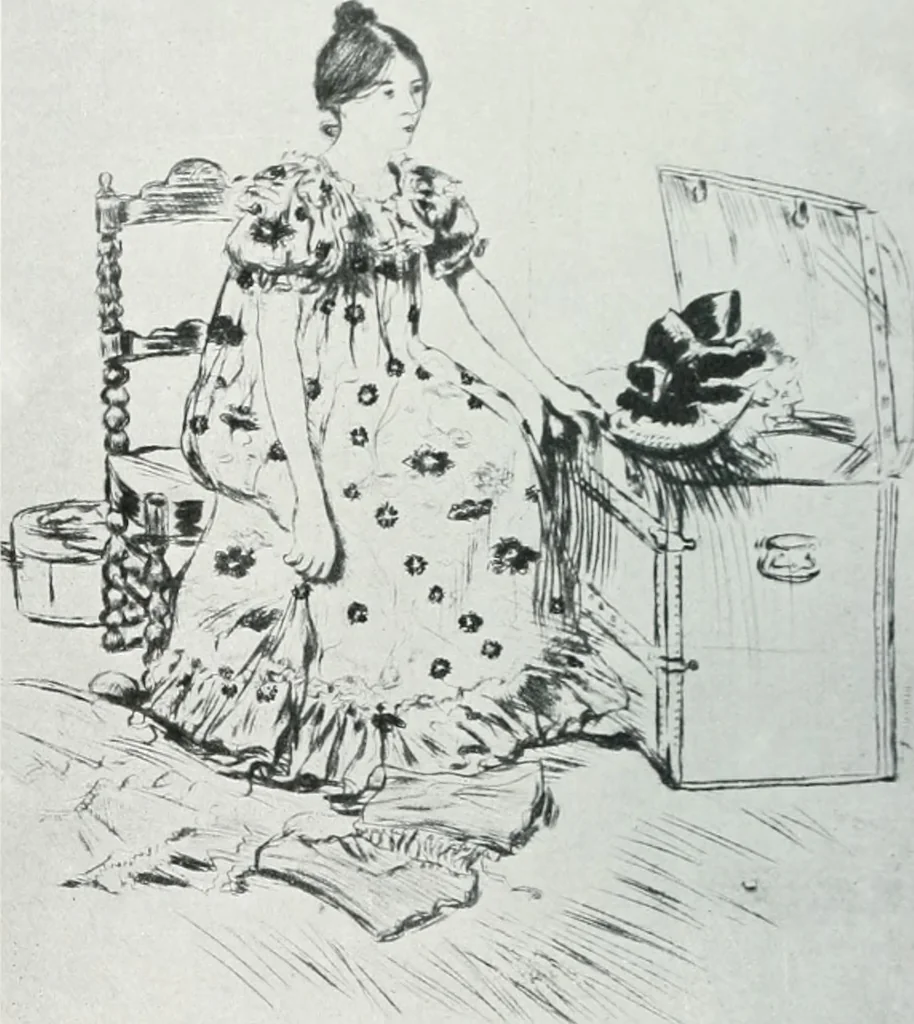 An illustration from Attraverso gli albi e le cartelle : sensazioni d'arte, 1904, leaf 303