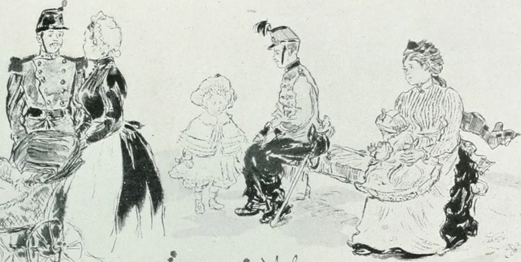 An illustration from Attraverso gli albi e le cartelle : sensazioni d'arte, 1904, leaf 306