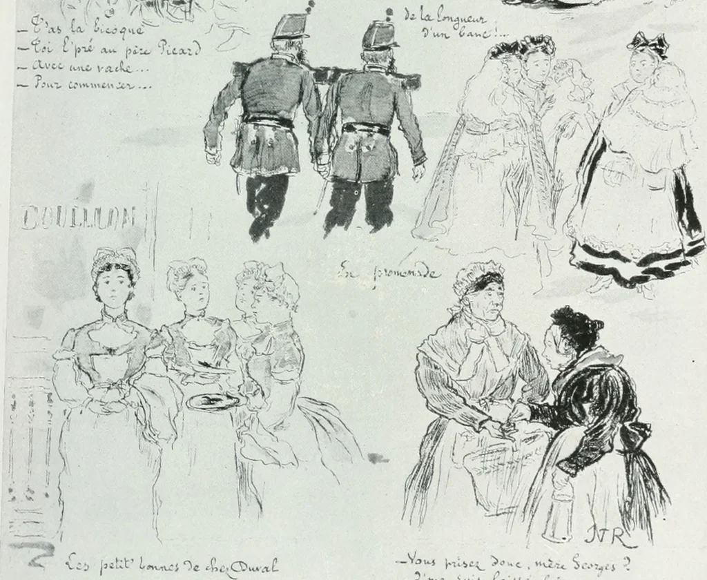An illustration from Attraverso gli albi e le cartelle : sensazioni d'arte, 1904, leaf 306