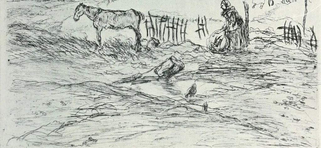 An illustration from Attraverso gli albi e le cartelle : sensazioni d'arte, 1904, leaf 316