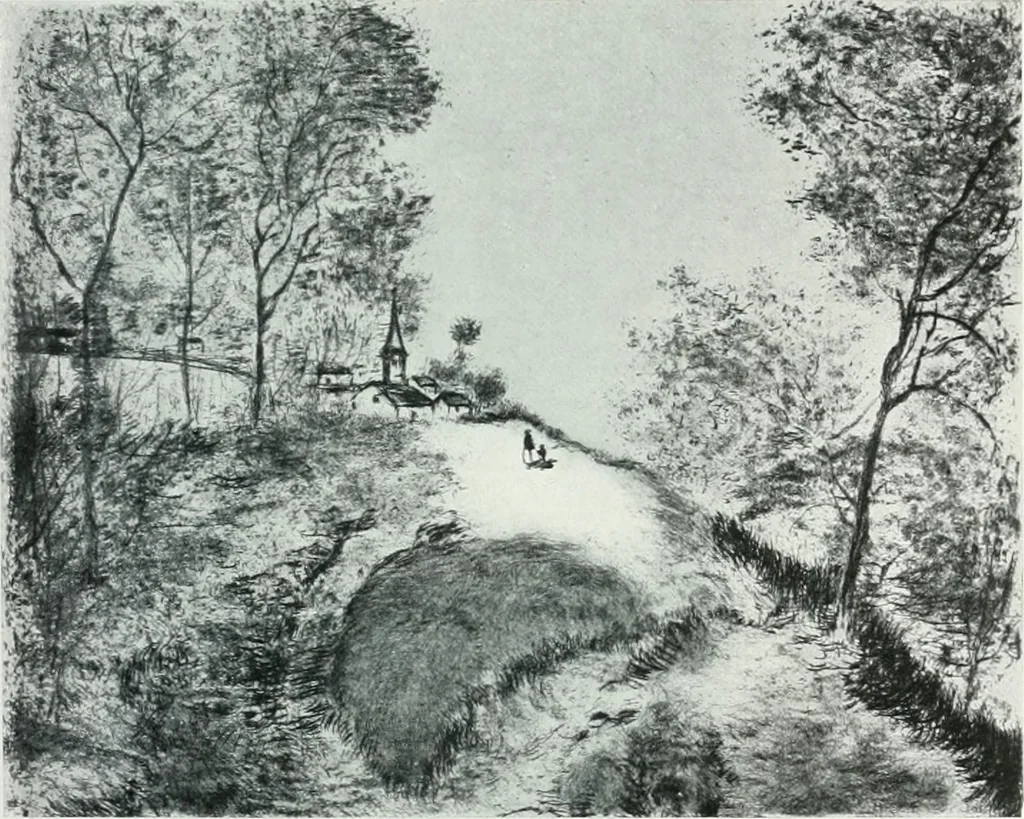 An illustration from Attraverso gli albi e le cartelle : sensazioni d'arte, 1904, leaf 318