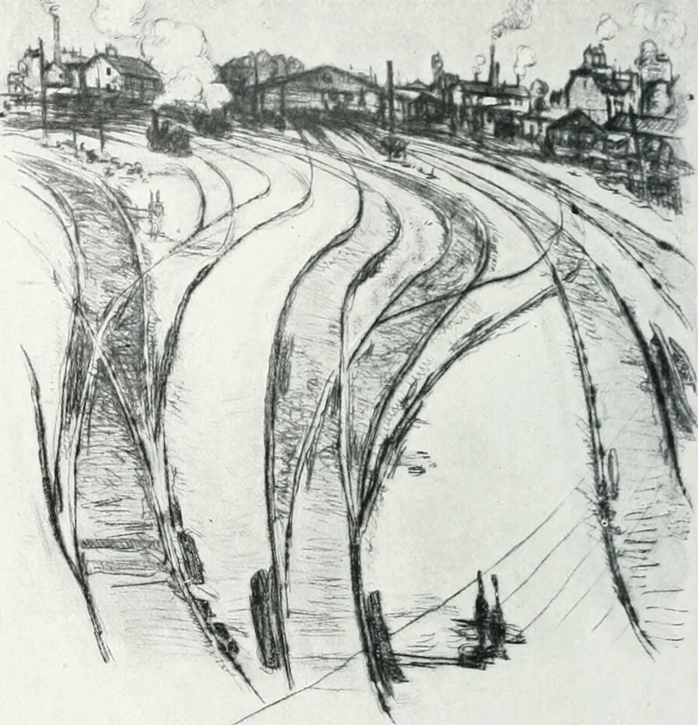 An illustration from Attraverso gli albi e le cartelle : sensazioni d'arte, 1904, leaf 319