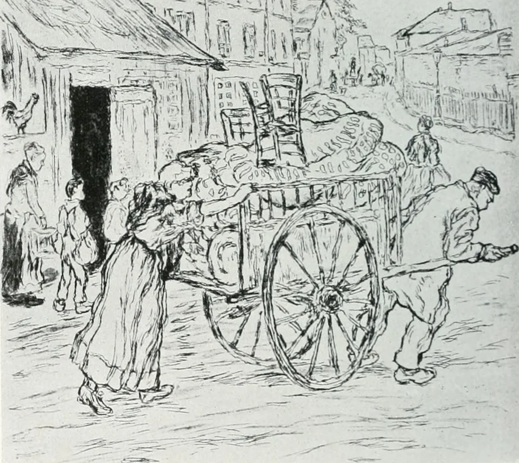 An illustration from Attraverso gli albi e le cartelle : sensazioni d'arte, 1904, leaf 323
