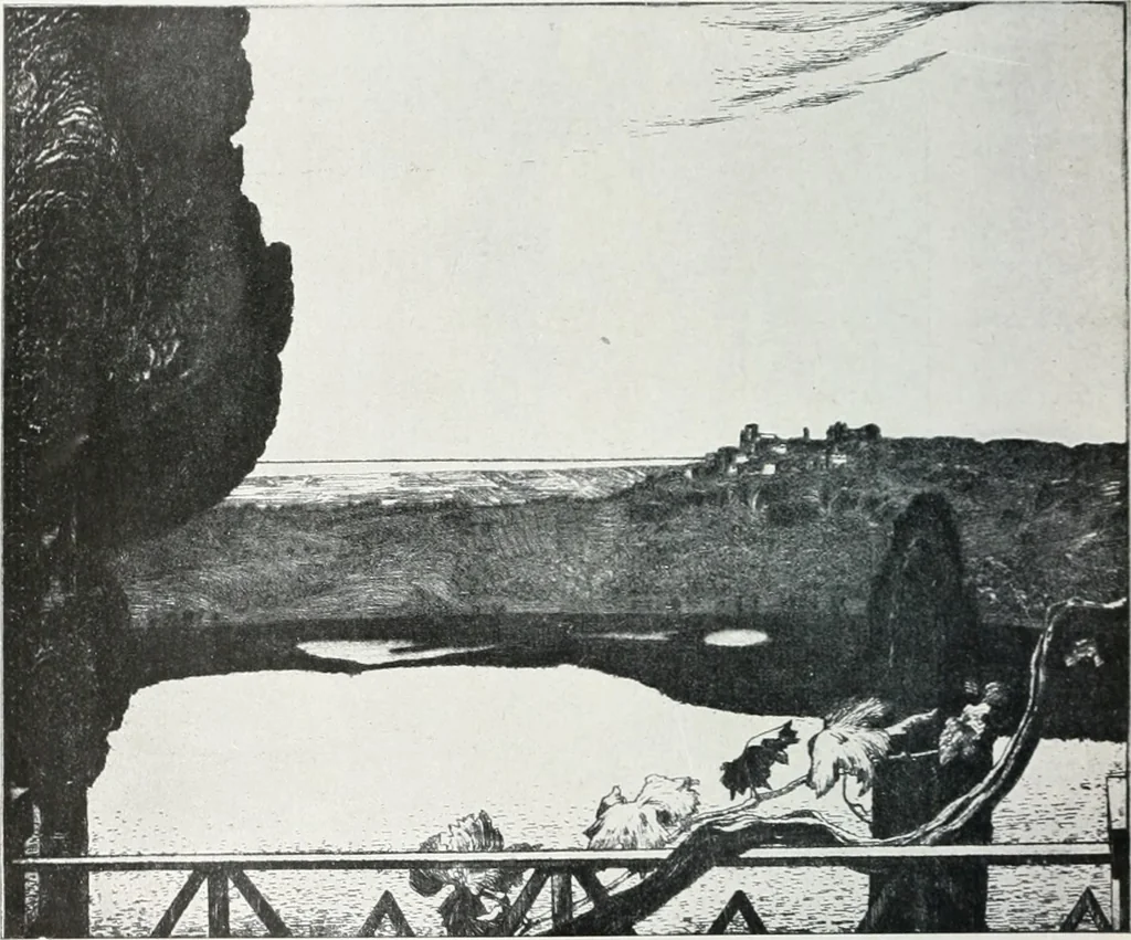 An illustration from Attraverso gli albi e le cartelle : sensazioni d'arte, 1904, leaf 35