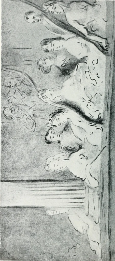 An illustration from Attraverso gli albi e le cartelle : sensazioni d'arte, 1904, leaf 353