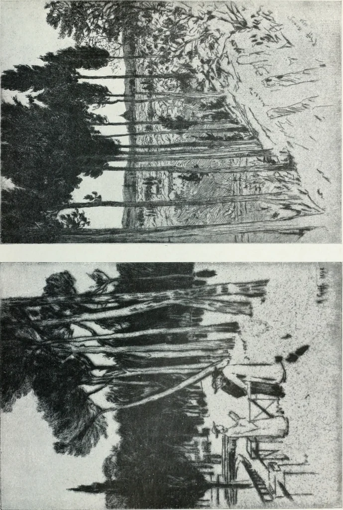An illustration from Attraverso gli albi e le cartelle : sensazioni d'arte, 1904, leaf 44