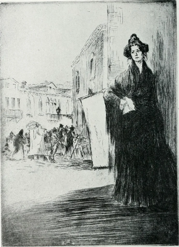 An illustration from Attraverso gli albi e le cartelle : sensazioni d'arte, 1904, leaf 53