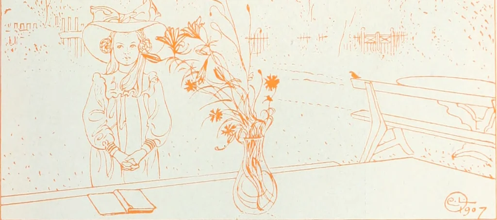An illustration from Attraverso gli albi e le cartelle : sensazioni d'arte, 1904, leaf 64