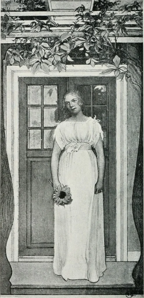 An illustration from Attraverso gli albi e le cartelle : sensazioni d'arte, 1904, leaf 65