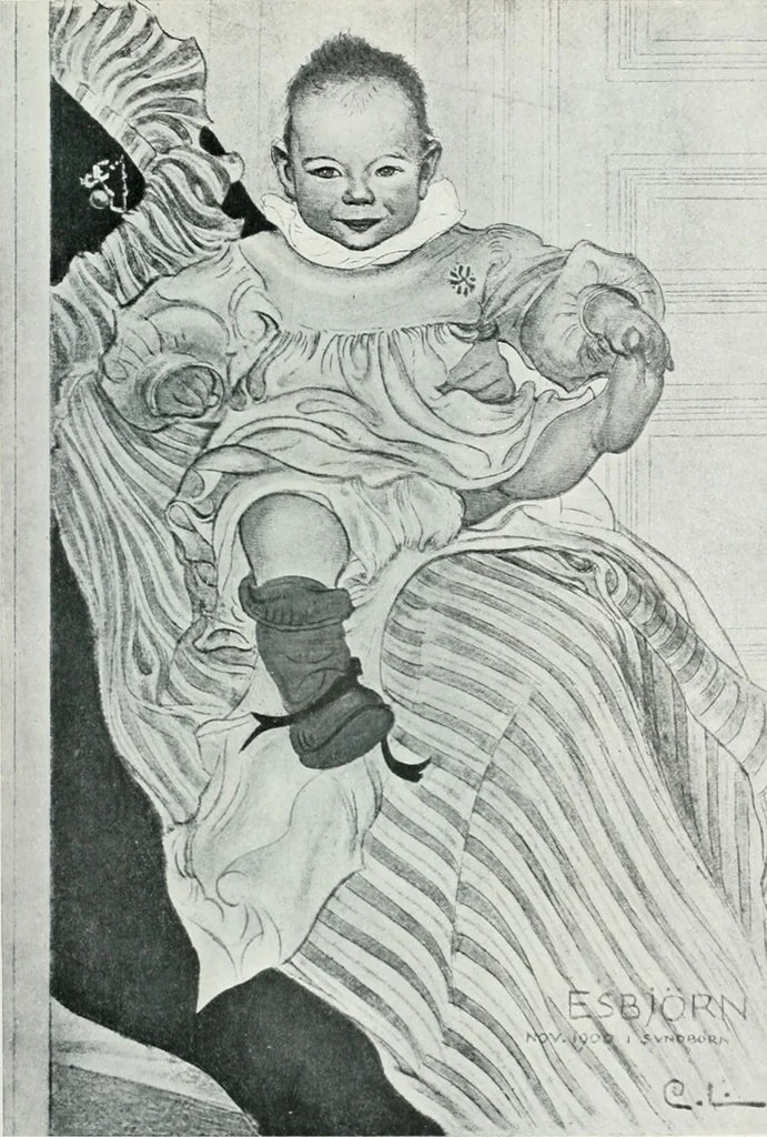 An illustration from Attraverso gli albi e le cartelle : sensazioni d'arte, 1904, leaf 66