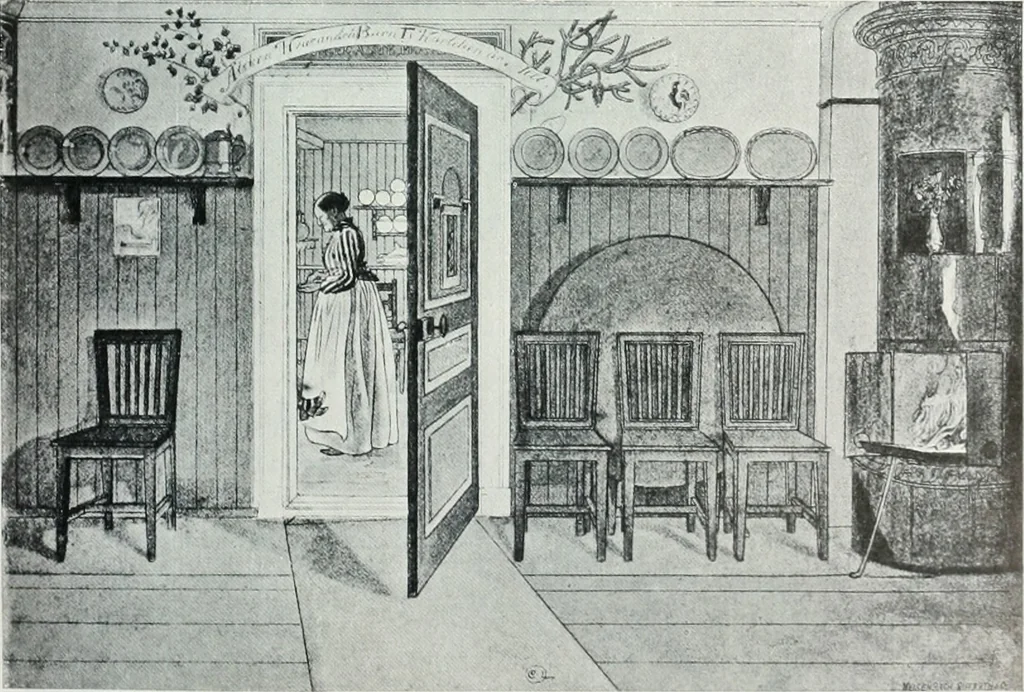 An illustration from Attraverso gli albi e le cartelle : sensazioni d'arte, 1904, leaf 82