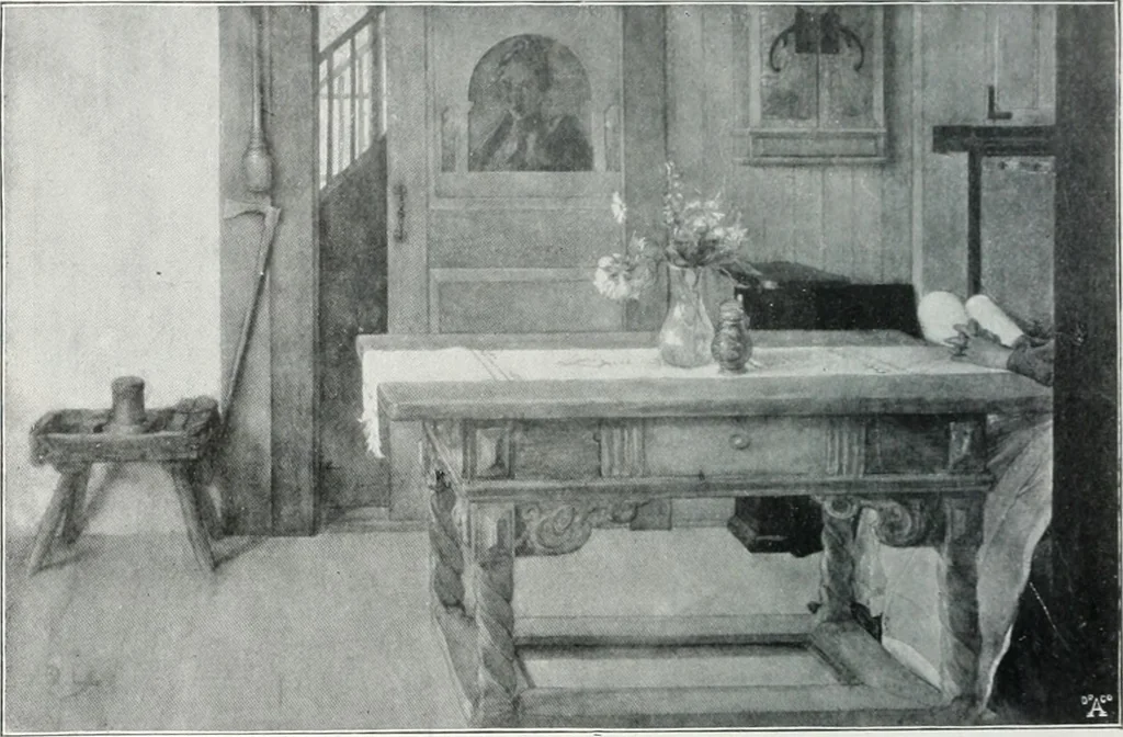 An illustration from Attraverso gli albi e le cartelle : sensazioni d'arte, 1904, leaf 83