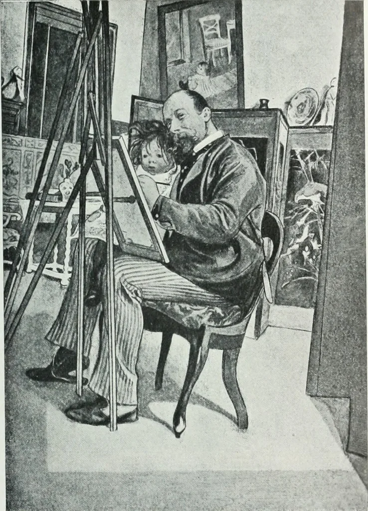 An illustration from Attraverso gli albi e le cartelle : sensazioni d'arte, 1904, leaf 86
