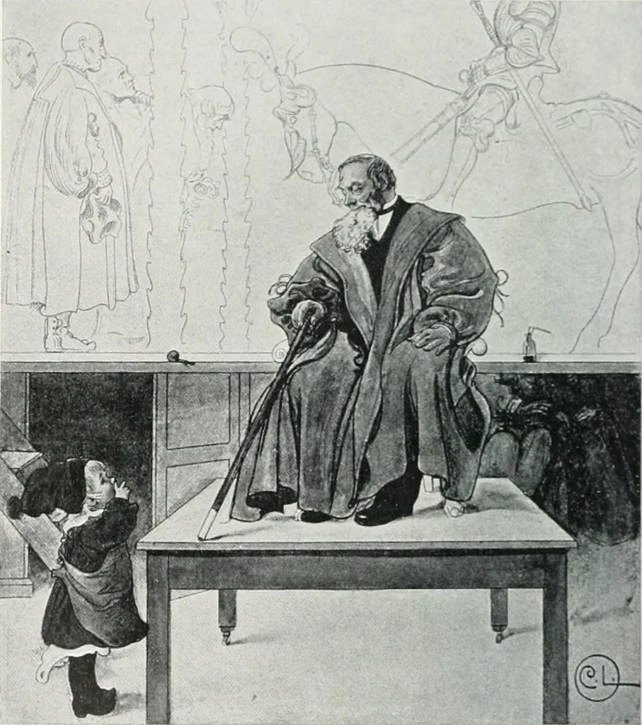 An illustration from Attraverso gli albi e le cartelle : sensazioni d'arte, 1904, leaf 87