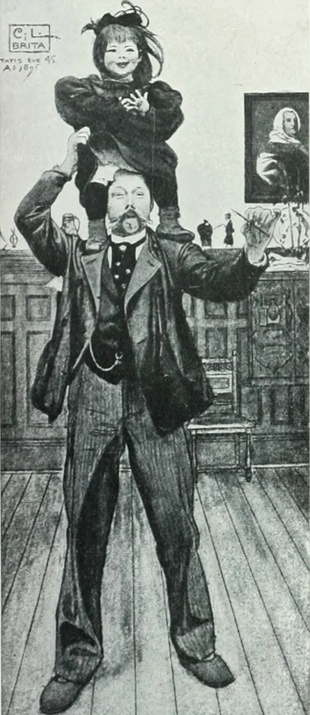 An illustration from Attraverso gli albi e le cartelle : sensazioni d'arte, 1904, leaf 92