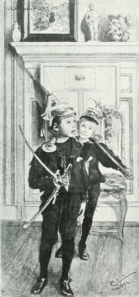 An illustration from Attraverso gli albi e le cartelle : sensazioni d'arte, 1904, leaf 92
