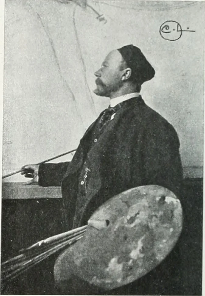 An illustration from Attraverso gli albi e le cartelle : sensazioni d'arte, 1904, leaf 93