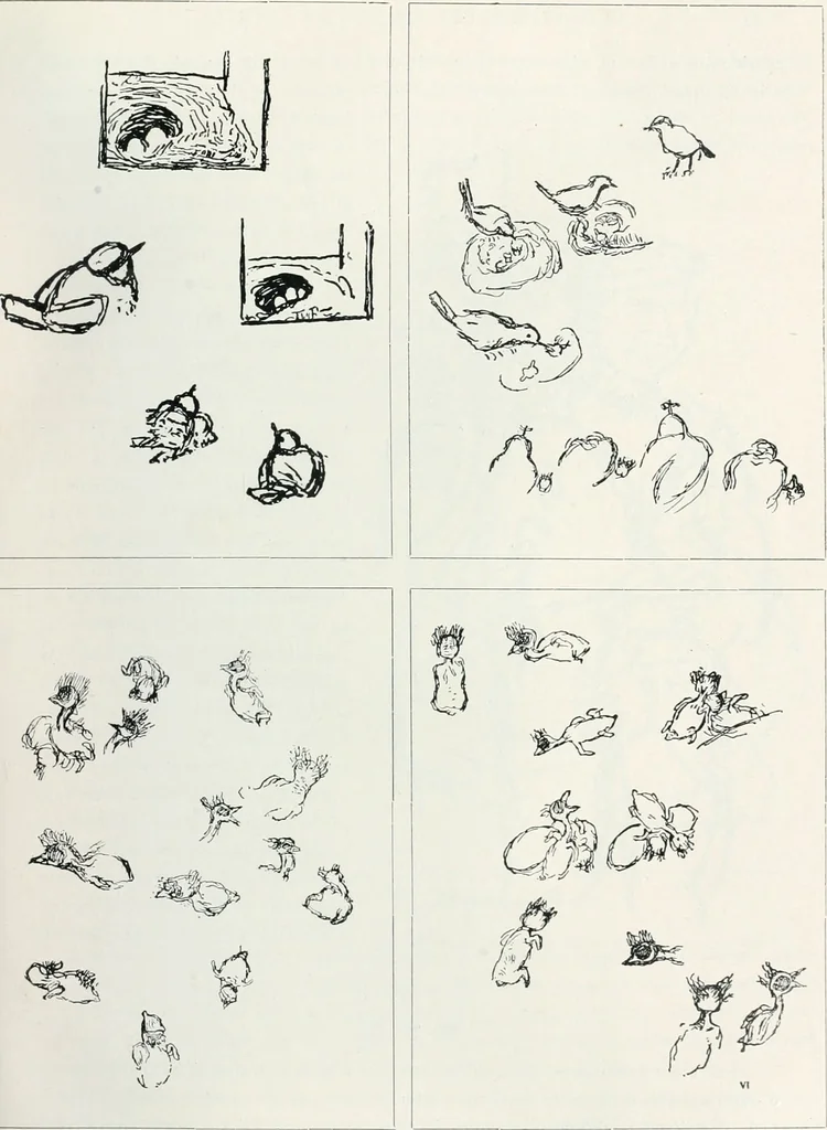 An illustration from Attraverso gli albi e le cartelle : sensazioni d'arte, 1904, leaf 100