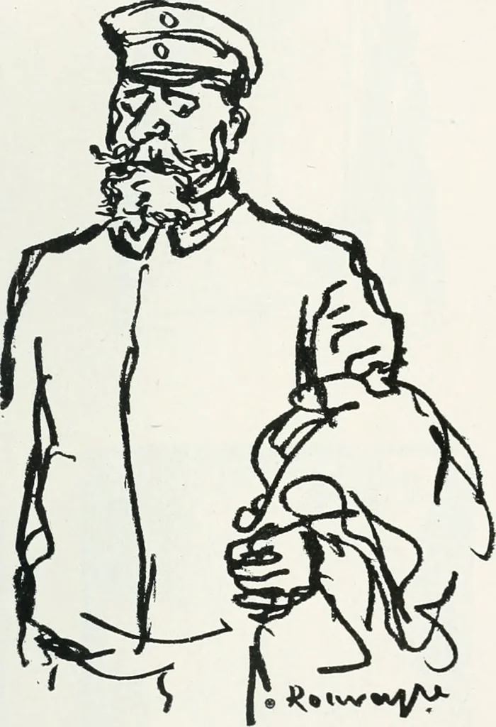 An illustration from Attraverso gli albi e le cartelle : sensazioni d'arte, 1904, leaf 102