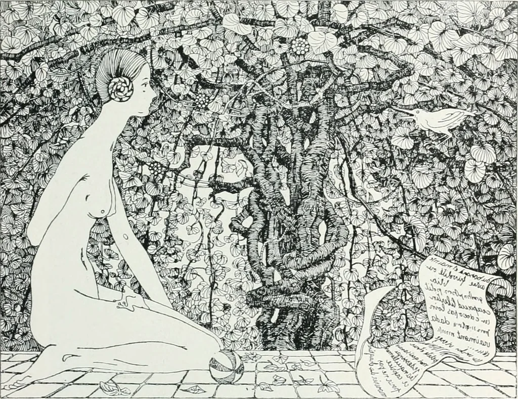 An illustration from Attraverso gli albi e le cartelle : sensazioni d'arte, 1904, leaf 118