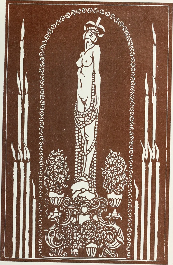 An illustration from Attraverso gli albi e le cartelle : sensazioni d'arte, 1904, leaf 122