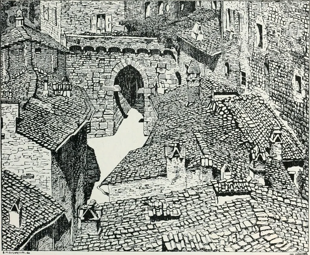 An illustration from Attraverso gli albi e le cartelle : sensazioni d'arte, 1904, leaf 124