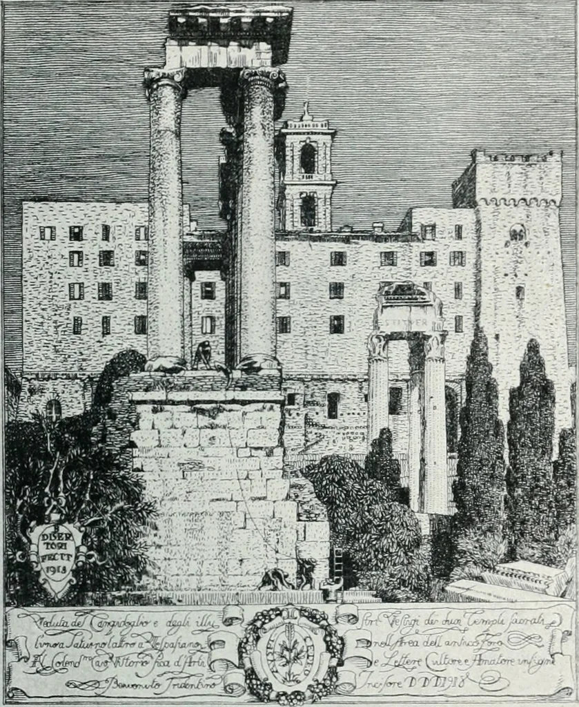 An illustration from Attraverso gli albi e le cartelle : sensazioni d'arte, 1904, leaf 128